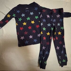 Primary organic cotton pajamas navy size 2-3